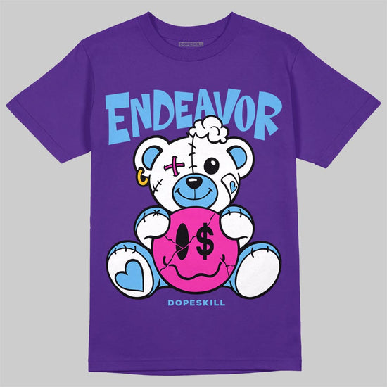 PURPLE Sneakers DopeSkill T-Shirt Endeavor Graphic Streetwear - Purple