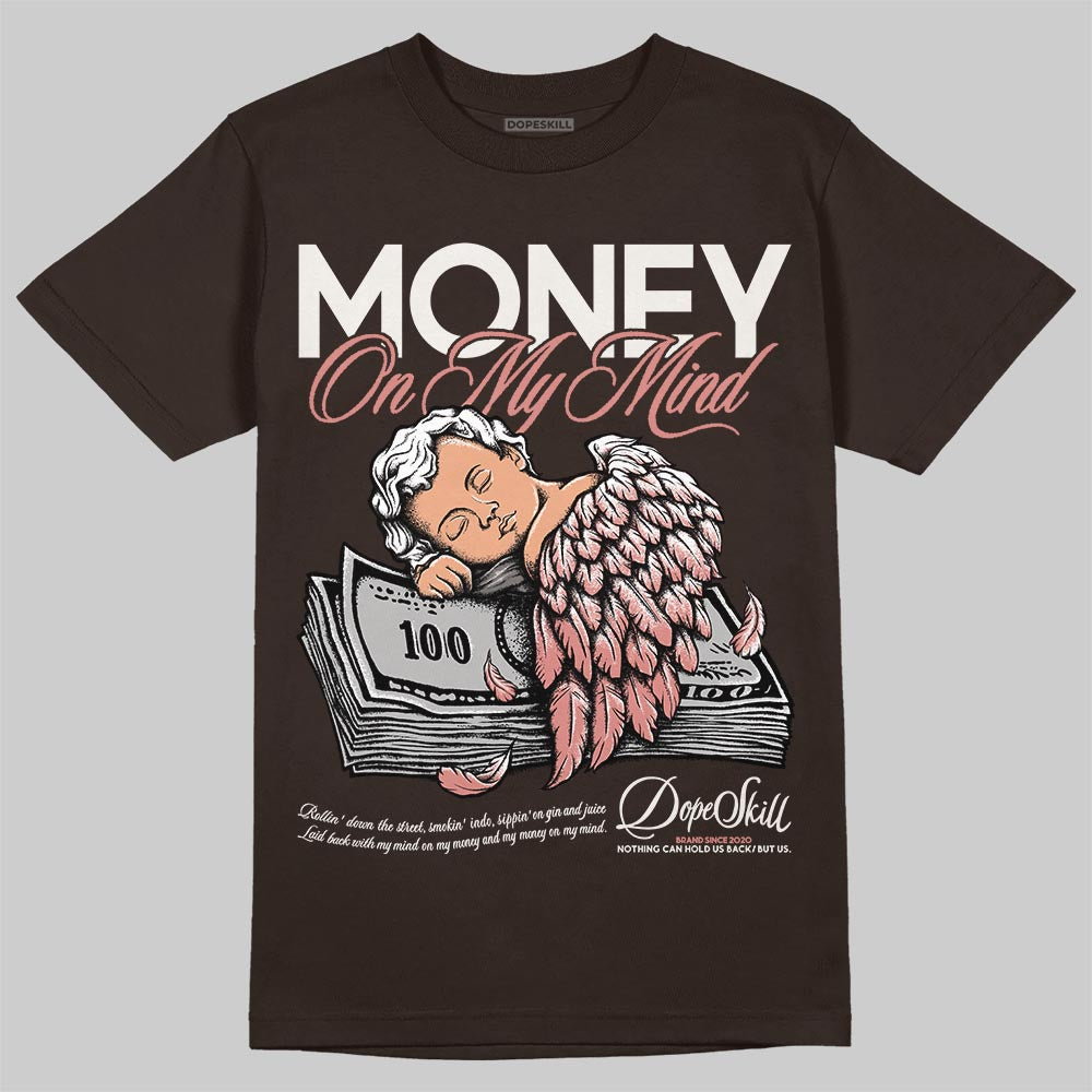 Jordan 1 High OG “Baroque Brown” DopeSkill T-Shirt MOMM Graphic Streetwear - Dark Chocolate