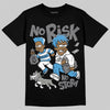 Air Max 95 OG Blue Spark DopeSkill T-Shirt No Risk No Story Graphic Streetwear - Black