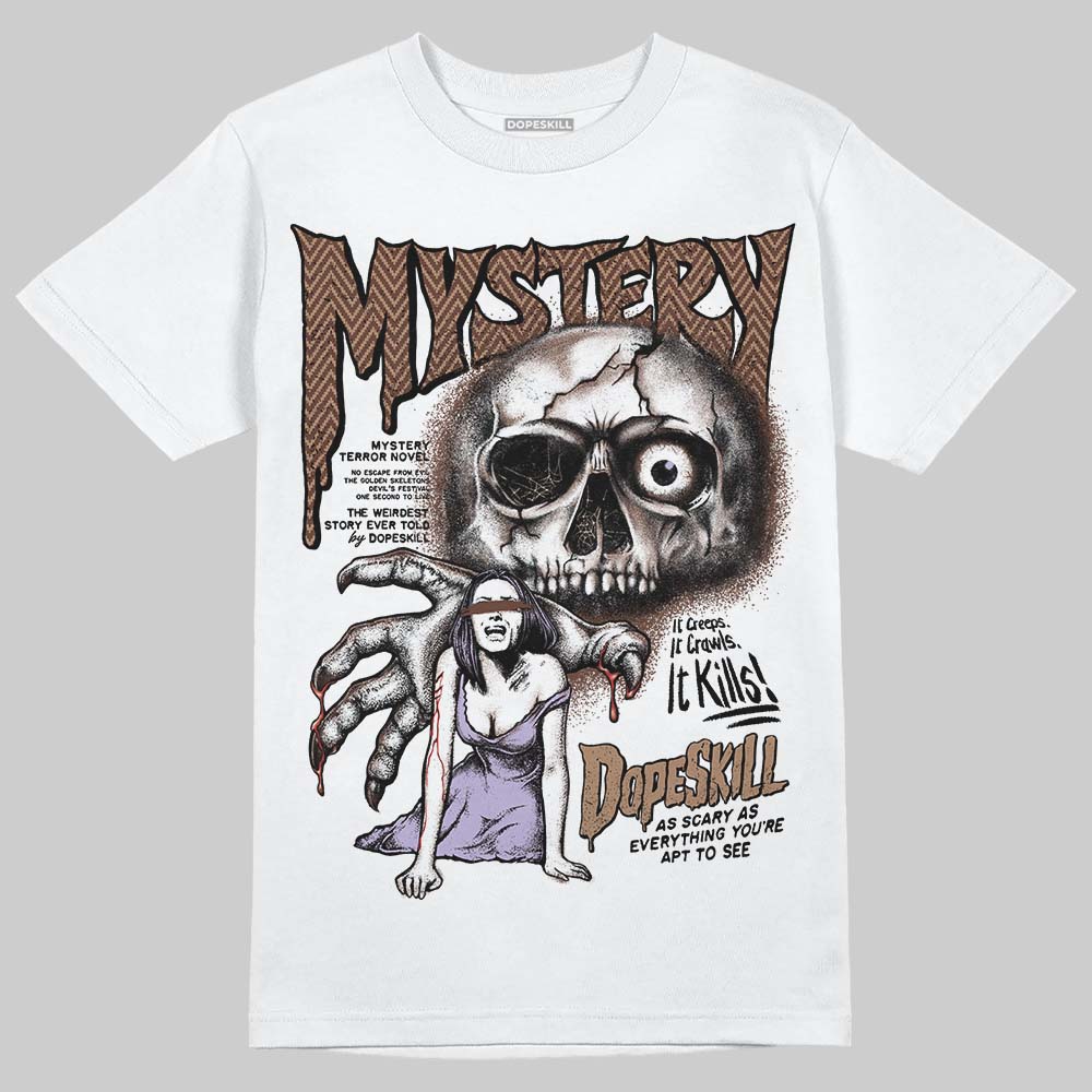 Harris Tweed x Wmns Dunk Low 'Sesame' DopeSkill T-Shirt Mystery Ghostly Grasp Graphic Streetwear - White
