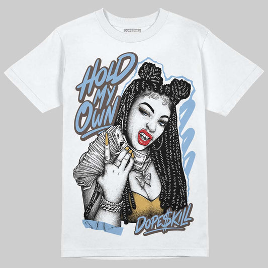Adidas Handball Spezial ‘Light Blue’ DopeSkill T-Shirt New H.M.O Graphic Streetwear - White