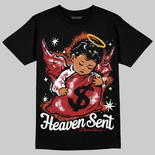 Nigel Sylvester x Air Jordan 4 ‘Brick by Brick’ DopeSkill T-Shirt Heaven Sent Graphic Streetwear - Black