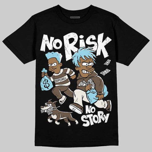 Asics Gel-Kayano 12.1 Cream/Stillwater DopeSkill T-Shirt No Risk No Story Graphic Streetwear - Black