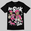 Asics Gel-1130 Pink Glo/ Black DopeSkill T-Shirt No Risk No Story Graphic Streetwear - Black