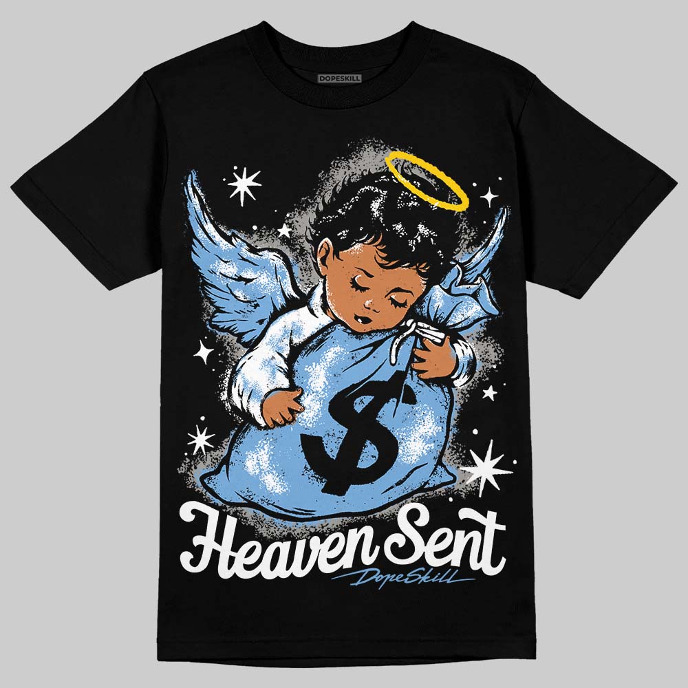 Jordan 12 Retro 'Melo' DopeSkill T-Shirt Heaven Sent Graphic Streetwear - Black
