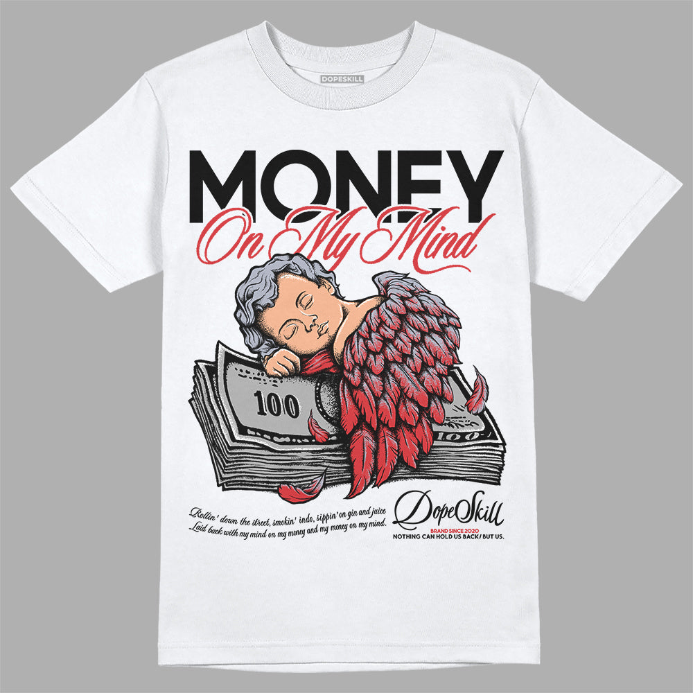 Jordan 4 “Bred Reimagined” DopeSkill T-Shirt MOMM Graphic Streetwear - White