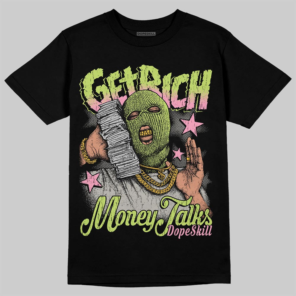 Chase B x Travis Scott x Jordan Jumpman Jack DopeSkill T-Shirt Get Rich Graphic Streetwear - Black