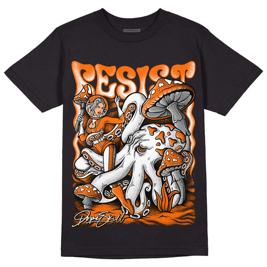 Orange, Black & White Sneakers DopeSkill T-Shirt Resist Graphic Streetwear - Black