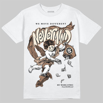 Jordan 4 Retro Cozy Girl DopeSkill T-Shirt Nevermind Graphic Streetwear - White