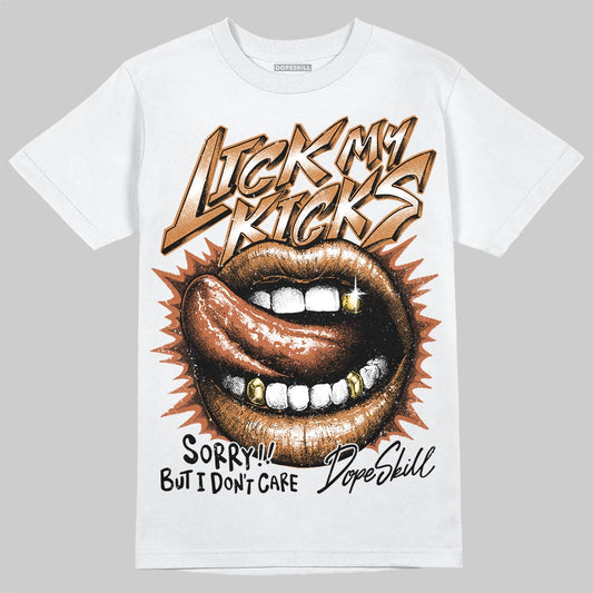Jordan 14 Golf "US Open" DopeSkill T-Shirt Lick My Kicks Graphic Streetwear - White