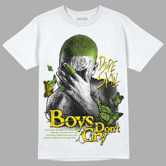 SB Dunk Low Chlorophyll DopeSkill T-Shirt Boys Don't Cry Graphic Streetwear - White
