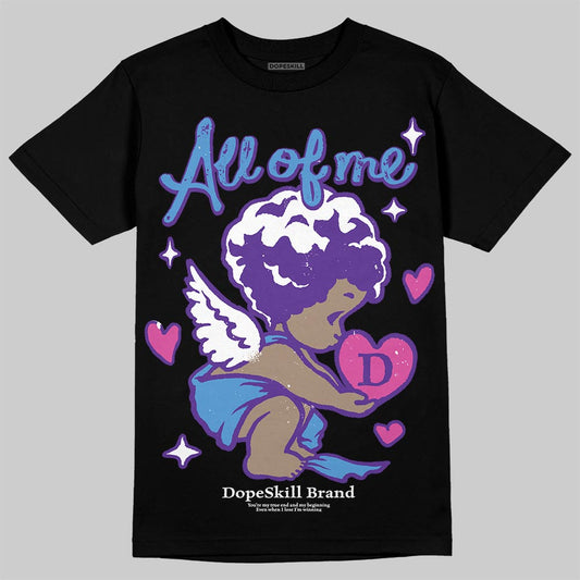 PURPLE Sneakers DopeSkill T-Shirt All Of Me Graphic Streetwear - Black