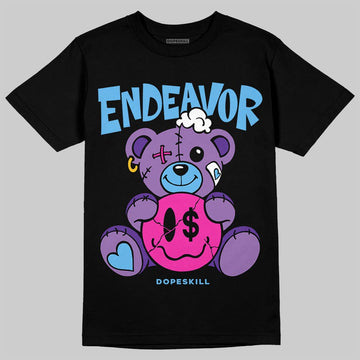 PURPLE Sneakers DopeSkill T-Shirt Endeavor Graphic Streetwear - Black