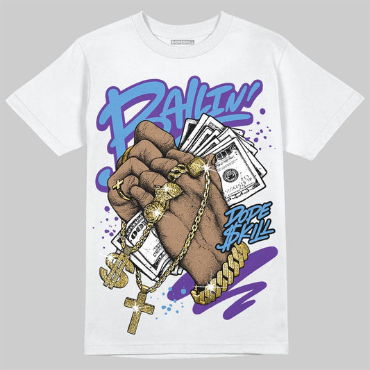 PURPLE Sneakers DopeSkill T-Shirt Always Ballin' Graphic Streetwear - White