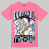 Jordan 3 GS “Cobalt Bliss” DopeSkill T-Shirt Sorry I've Been Trappin Graphic Streetwear - Safety Pink
