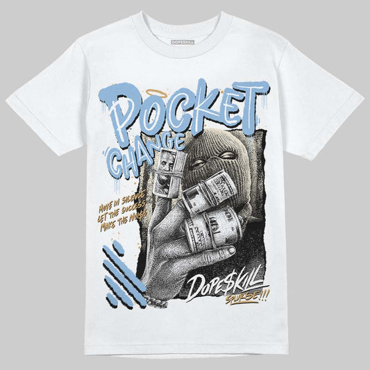 Nike Air Diamond Turf Must Be the Money DopeSkill T-Shirt Pocket Change Graphic Streetwear - White