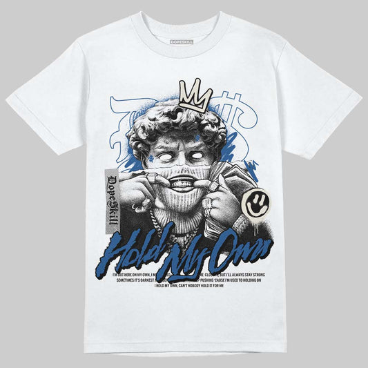 Jordan 1 Low OG “Storm Blue” DopeSkill T-Shirt In My Way Graphic Streetwear - White