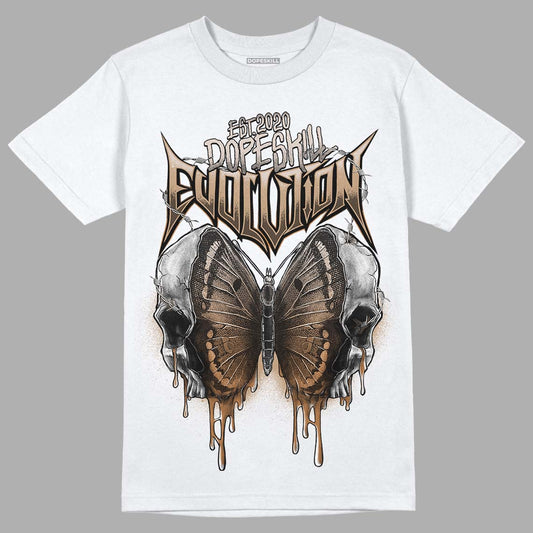 Jordan 3 Retro Palomino DopeSkill T-Shirt DopeSkill Evolution Graphic Streetwear - White