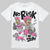 Asics Gel-Kayano 14 ‘Cream Sweet Pink’ DopeSkill T-Shirt No Risk No Story Graphic Streetwear - White