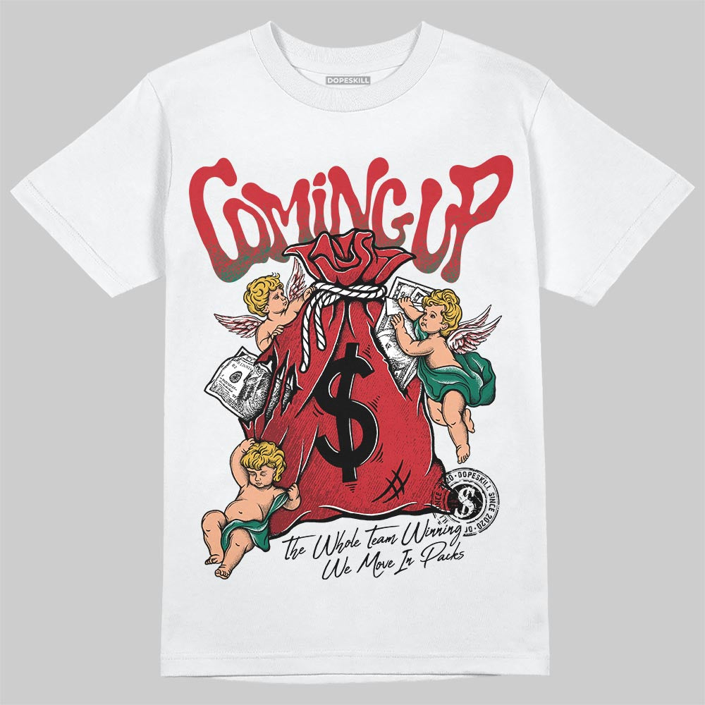 Jordan 3 Mexico 'El Vuelo' DopeSkill T-Shirt Money Bag Coming Up Graphic Streetwear - White