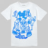 Royal Blue Sneakers DopeSkill T-Shirt Real Y2K Players Graphic Streetwear - White