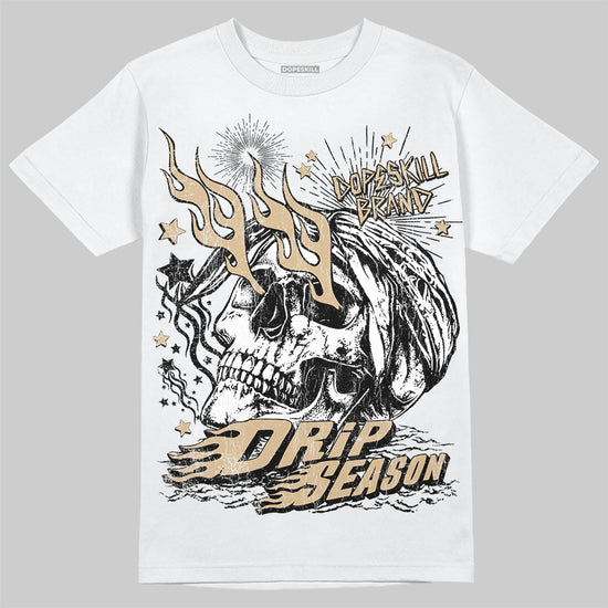 TAN Sneakers DopeSkill T-Shirt Drip Season Graphic Streetwear - White