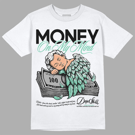 Jordan 3 "Green Glow" DopeSkill T-Shirt MOMM Graphic Streetwear - White 