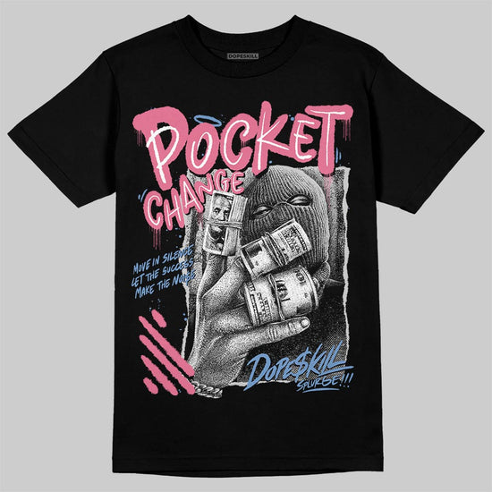 Jordan 1 High OG "Self-Expression" DopeSkill T-Shirt Pocket Change Graphic Streetwear - Black