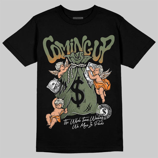 Jordan 4 Retro OG SP Undefeated (2025) DopeSkill T-Shirt Money Bag Coming Up Graphic Streetwear - Black