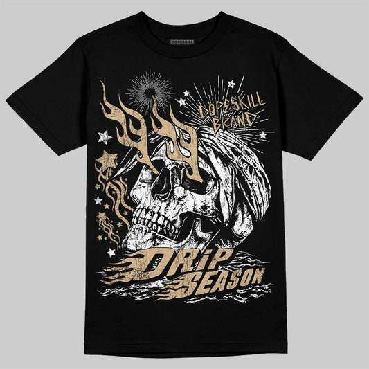 TAN Sneakers DopeSkill T-Shirt Drip Season Graphic Streetwear - Black