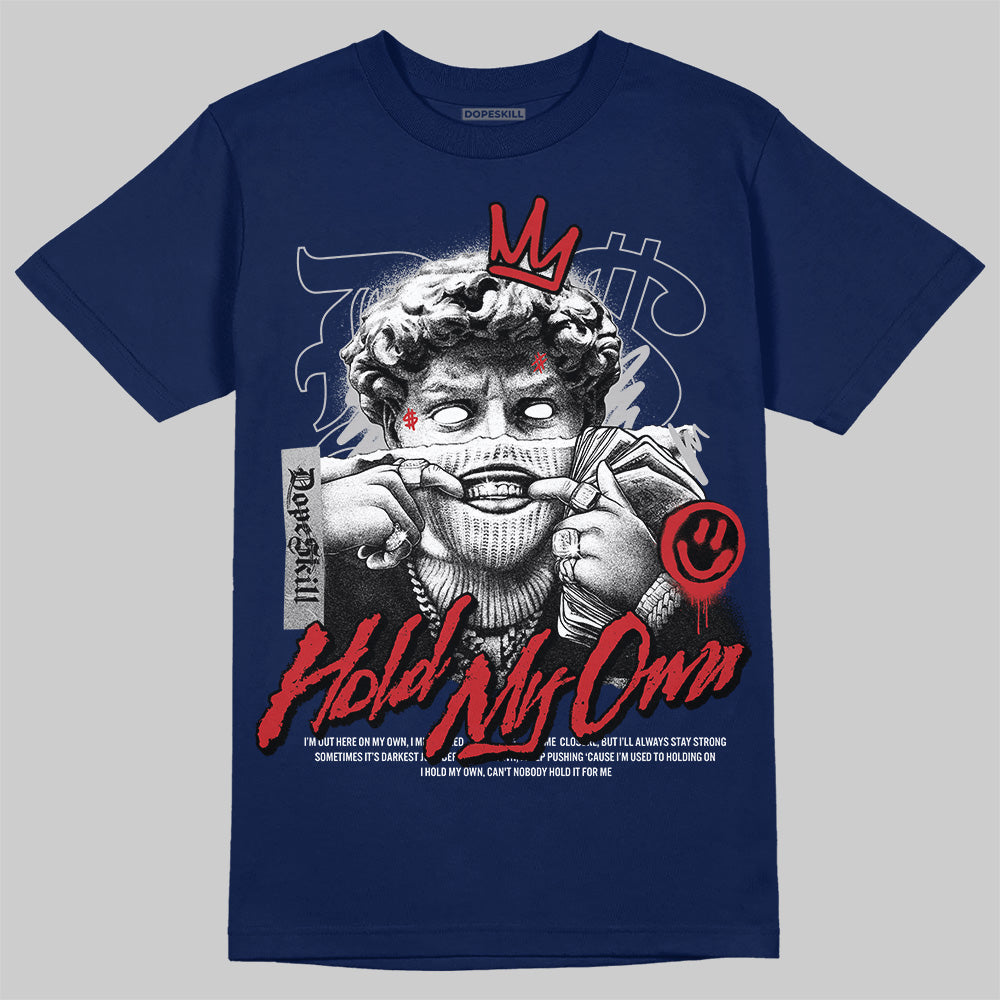 Jordan 4 SB “Summit White/Navy” DopeSkill T-Shirt In My Way Graphic Streetwear - Navy