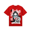 Red Sneakers DopeSkill T-Shirt Living My Best Life Graphic Streetwear - Red