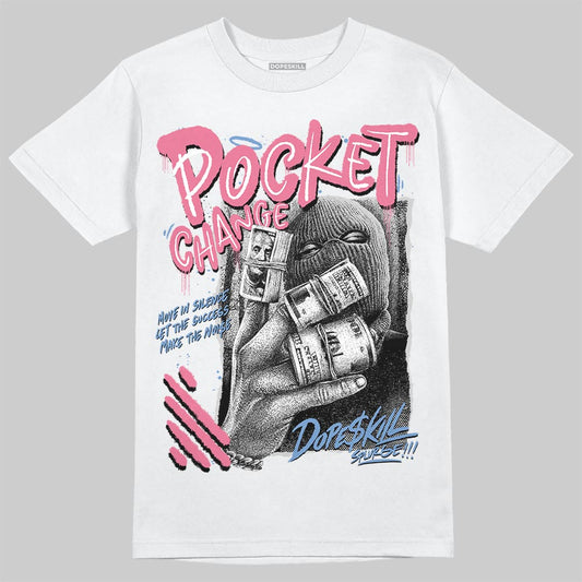 Jordan 1 High OG "Self-Expression" DopeSkill T-Shirt Pocket Change Graphic Streetwear - White