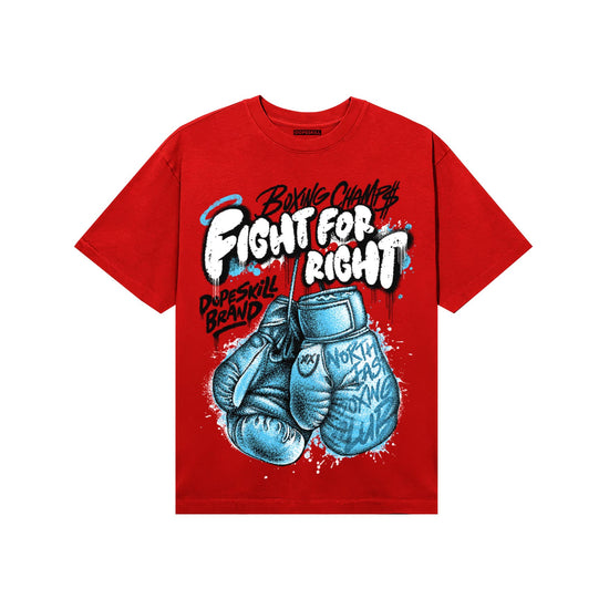 Red Sneakers DopeSkill T-Shirt Fight For Right Graphic Streetwear - Red