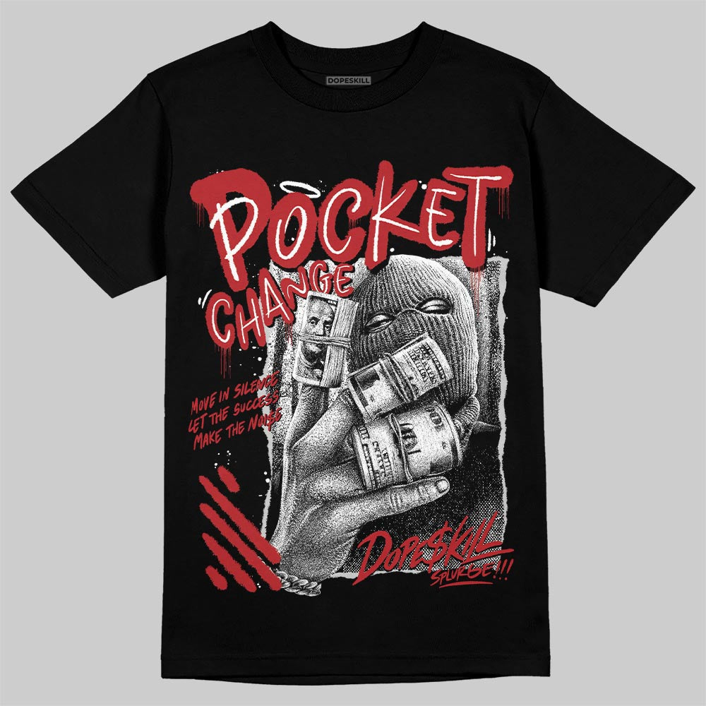 Air Foamposite One Cough Drop (2025) DopeSkill T-Shirt Pocket Change Graphic Streetwear - Black