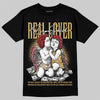 Jordan 4 Retro “Pizza” DopeSkill T-Shirt Real Lover Graphic Streetwear - Black