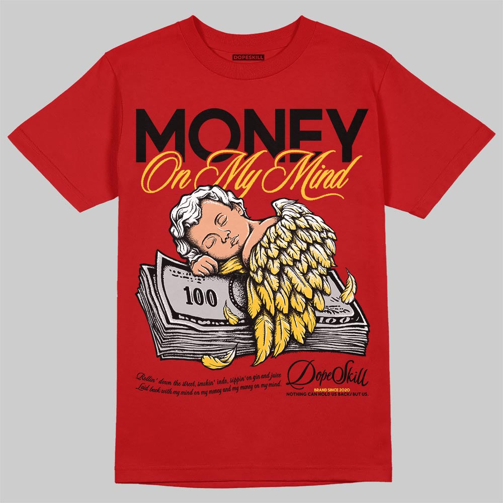 Jordan 14 Retro Ferrari (2025) DopeSkill T-Shirt MOMM Graphic Streetwear - Red