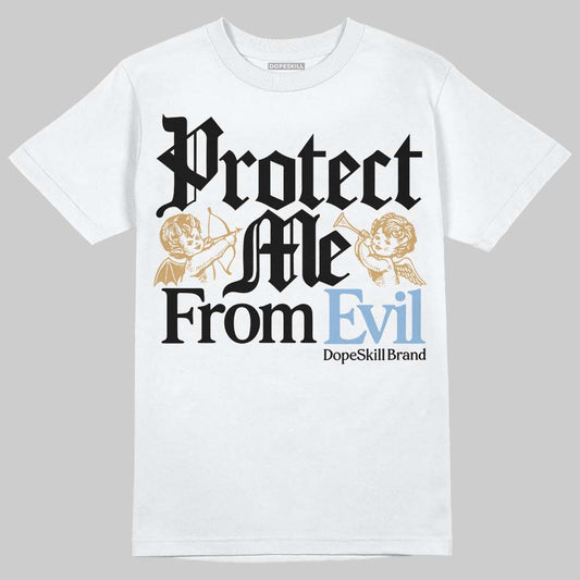 Nike Air Diamond Turf Must Be the Money DopeSkill T-Shirt Protect Me From Evil Graphic Streetwear - White