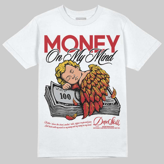 Jordan 14 Retro Ferrari (2025) DopeSkill T-Shirt MOMM Graphic Streetwear - White