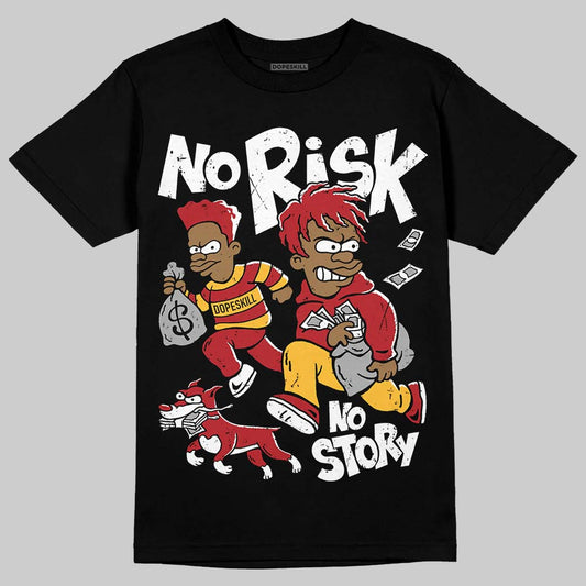 Jordan 14 Golf “Last Shot” DopeSkill T-Shirt No Risk No Story Graphic Streetwear - Black