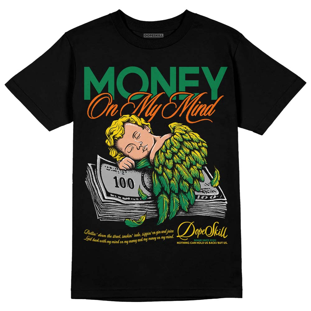 Green Sneakers DopeSkill T-Shirt MOMM Graphic Streetwear - Black