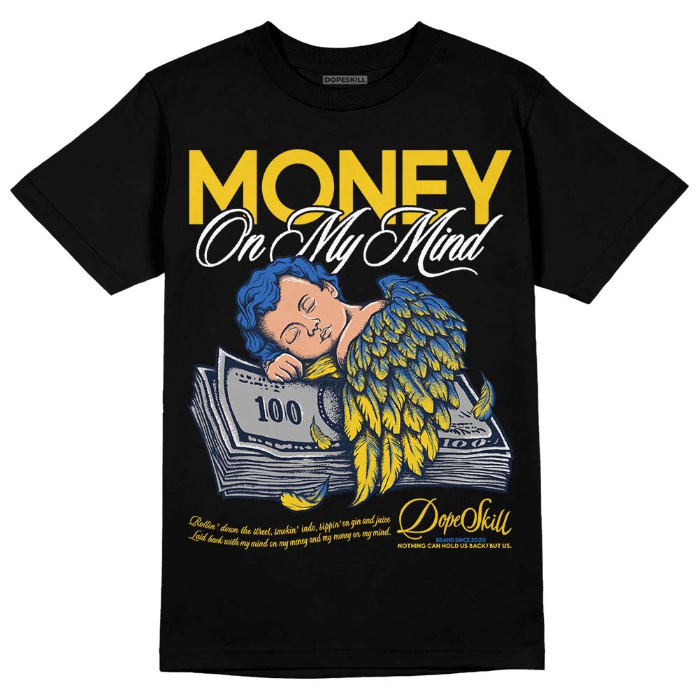 Dunk Low Vintage “Michigan” DopeSkill T-Shirt MOMM Graphic Streetwear - Black