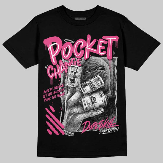 Asics Gel-1130 Pink Glo/ Black DopeSkill T-Shirt Pocket Change Graphic Streetwear - Black