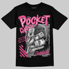 Asics Gel-1130 Pink Glo/ Black DopeSkill T-Shirt Pocket Change Graphic Streetwear - Black