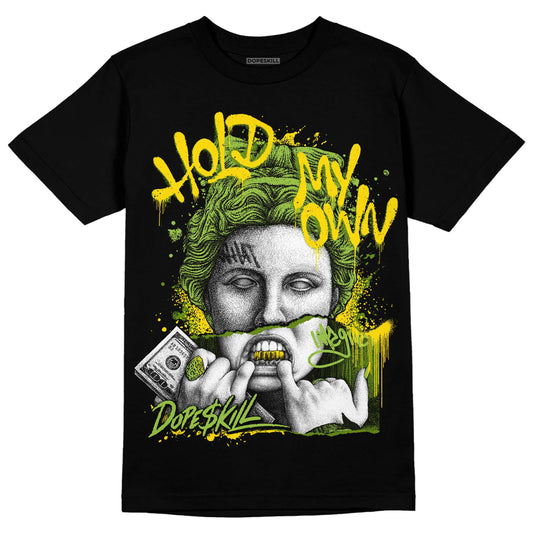 SB Dunk Low Chlorophyll DopeSkill T-shirt Hold My Own Graphic Streetwear - Black