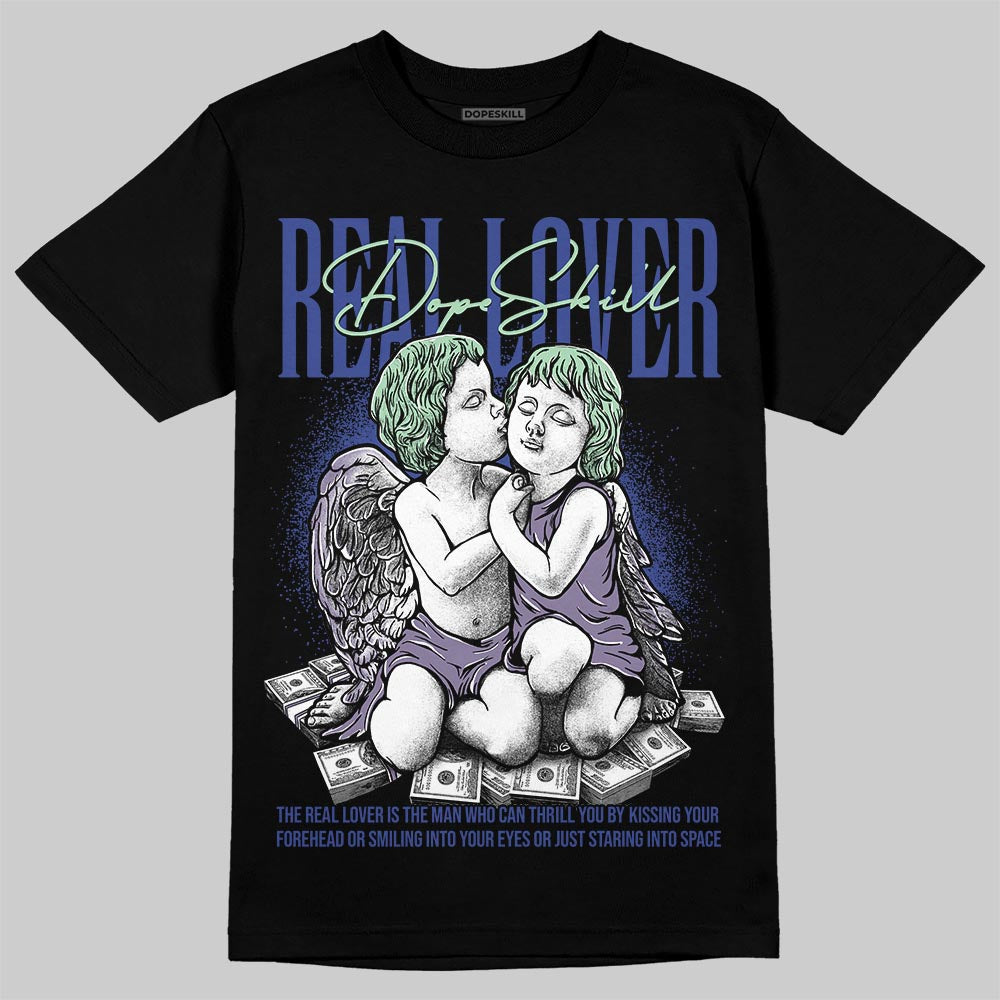 Jordan 1 Retro Low OG Zion Williamson Voodoo Alternate DopeSkill T-Shirt Real Lover Graphic Streetwear - Black