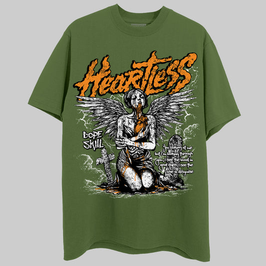 Jordan 5 "Olive" DopeSkill Olive T-Shirt Heartless Graphic Streetwear