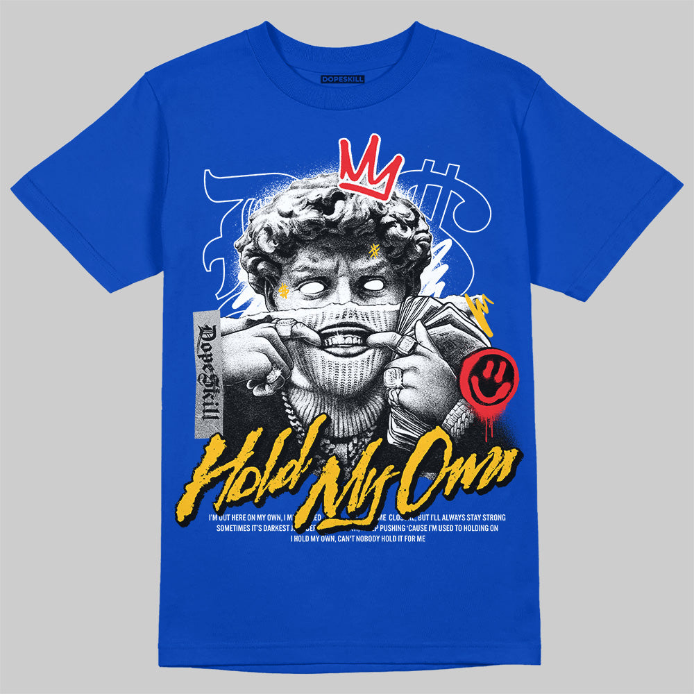 Royal Blue Sneakers DopeSkill Royal Blue T-Shirt In My Way Graphic Streetwear