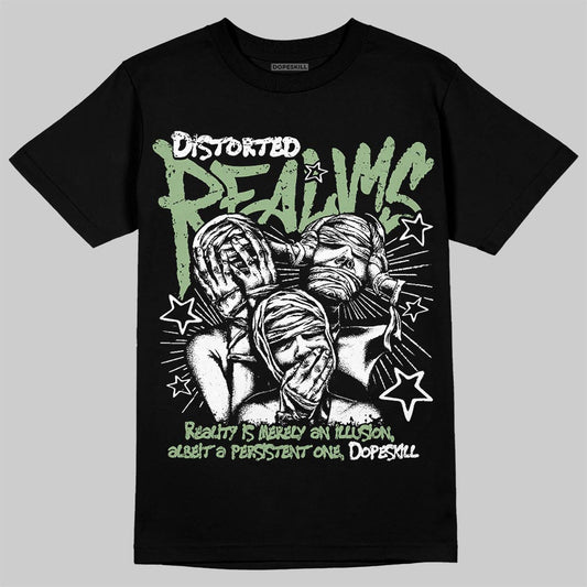 Jordan 4 Retro “Seafoam” DopeSkill T-Shirt Distorted Realms Graphic Streetwear - Black