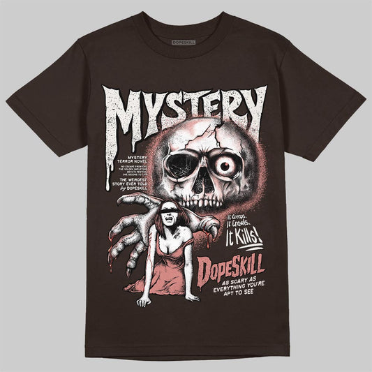 Jordan 1 High OG “Baroque Brown” DopeSkill T-Shirt Mystery Ghostly Grasp Graphic Streetwear - Dark Chocolate